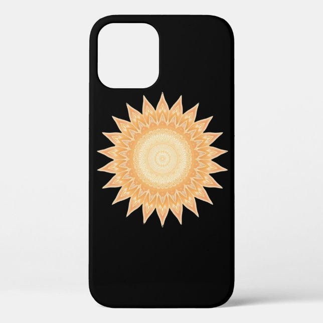 "Golden Sunflower Mandala – Light Within You" Case-Mate iPhone Case (Back)