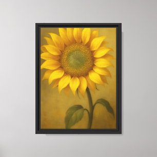 Golden Sunflower Wall Art