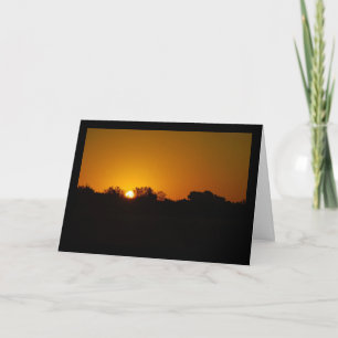 Golden Sunrise Card