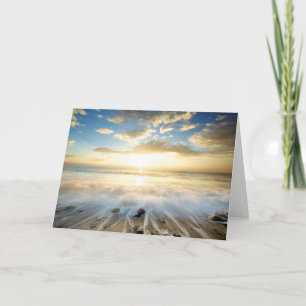 Golden Sunrise Card