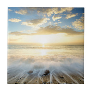 Golden Sunrise Ceramic Tile