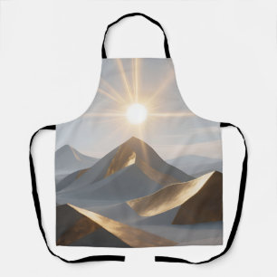 Golden Sunrise Desert Peaks Apron