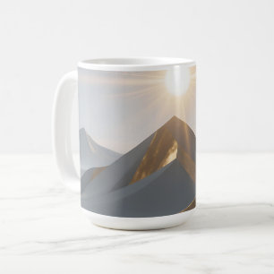 Golden Sunrise Desert Peaks Coffee Mug