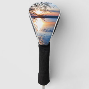 Golden Sunrise Over Lake Landscape Photography Golf Head Cover