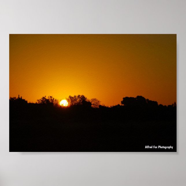 Golden Sunrise Poster (Front)