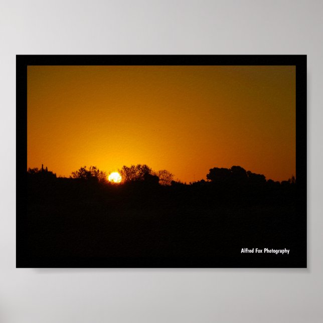 Golden Sunrise Poster (Front)