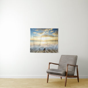 Golden Sunrise Tapestry