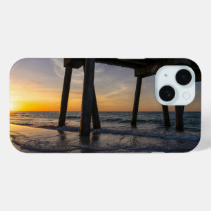 Golden Sunrise Under Pensacola Pier iPhone Case