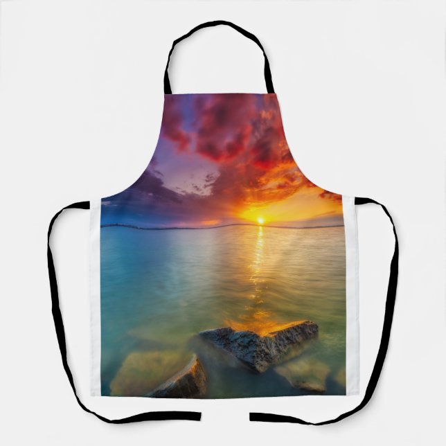 Golden Sunset Apron (Front)
