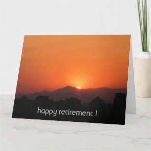 golden sunset big card