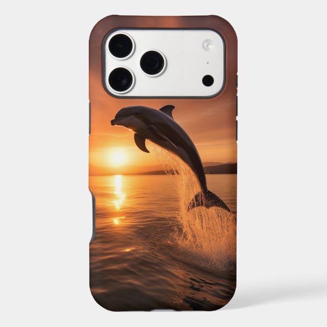 Golden Sunset Dolphin (Back)