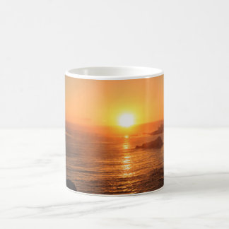 Golden sunset for special moments in the summer coffee mug