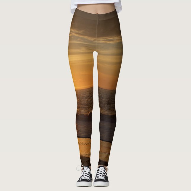 Golden Sunset Leggings (Front)