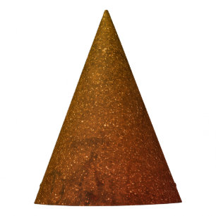 Golden Sunset Party Hat - Customisable & Elegant