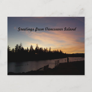 Golden Sunset Postcard