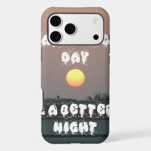 Golden Sunset with Have a Nice Day/Night Wishes