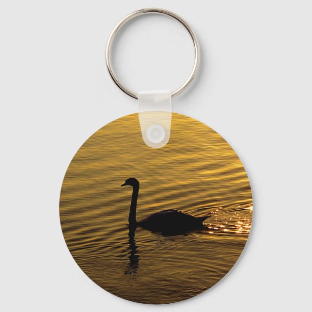 Golden Swan Key Ring (Front)