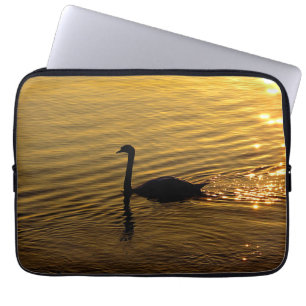 Golden Swan Laptop Sleeve