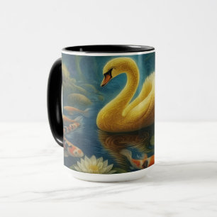 Golden Swan Mug