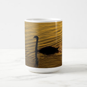 Golden Swan Placemat Coffee Mug