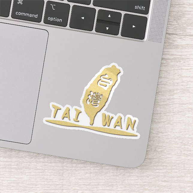Golden Taiwan Map (Detail)