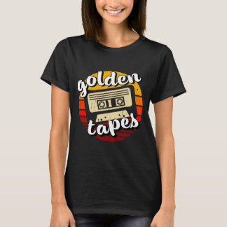 Golden Tapes – Retro Cassette Music T-Shirt