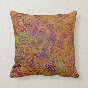Golden Tapestry Cushion