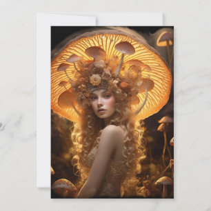 Golden Teacher Goddess Holiday Card