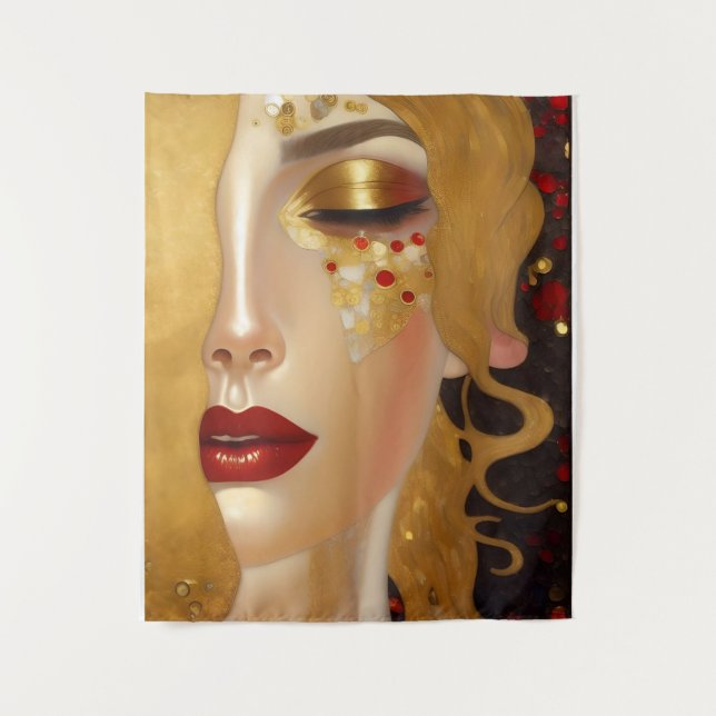 Golden Tears (Freya's Heartache) series 2 Tapestry (Front)