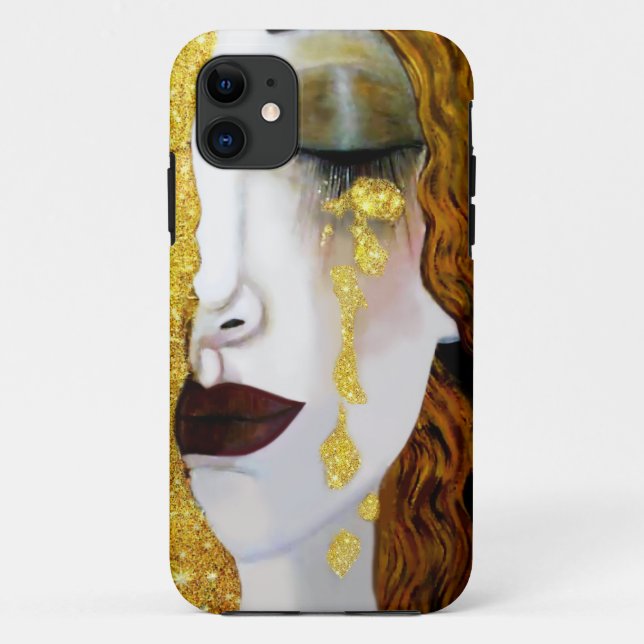 Golden Tears, Gustav Klimt  Case-Mate iPhone Case (Back)