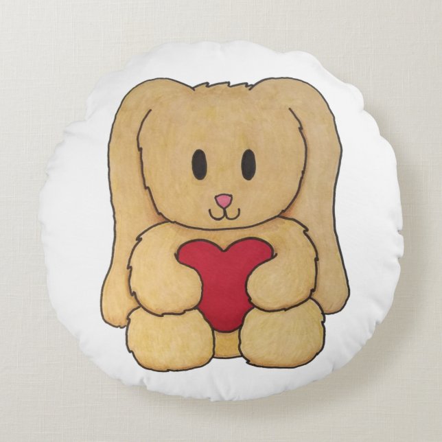 Golden Teddy Bunny pillow (Front)