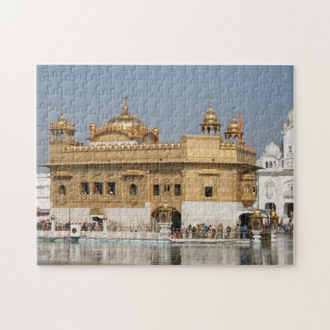 Golden Temple Harmandir Sahib Amritsar North India Jigsaw Puzzle (Horizontal)