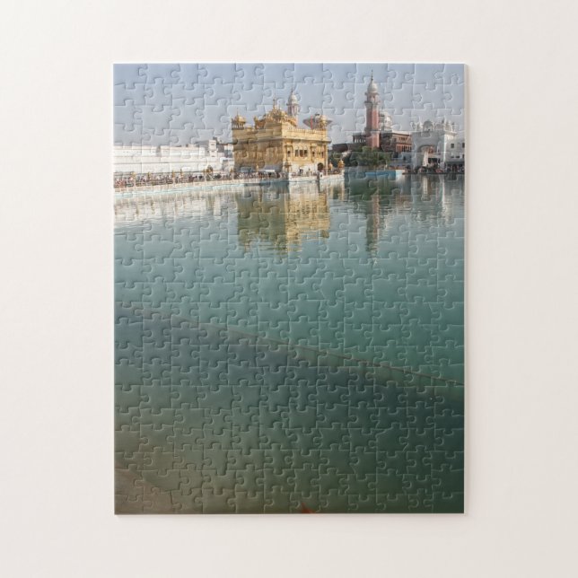 Golden Temple Harmandir Sahib Amritsar North India Jigsaw Puzzle (Vertical)