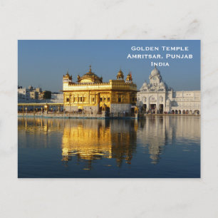 Golden Temple India Vintage Tourism Travel Add Postcard