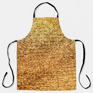 Golden textile: glamourous macro background. apron