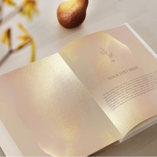 Golden Texture Elegant Wedding Invitation (Creator Uploaded)
