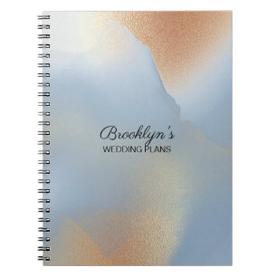 Golden Texture Notebook
