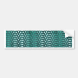Golden Thanksgiving in teal Bumper Sticker
