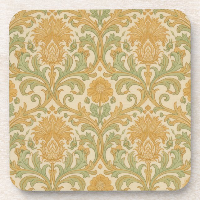 Golden Thistle Coaster (Front)