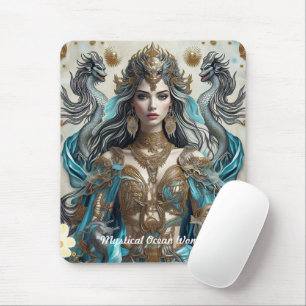 "Golden Tides Rise" Mouse Pad