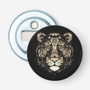 Golden Tiger Head Bottle Opener
