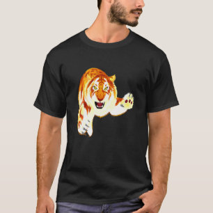 Golden Tiger Panthera Tigris Rare Big Cat T-Shirt