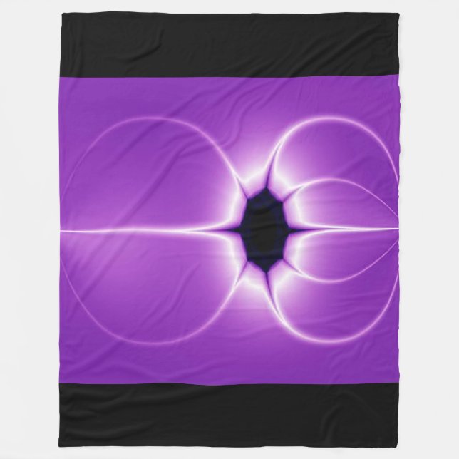 Golden Tiles With Emeralds Fleece Blanket (Front)