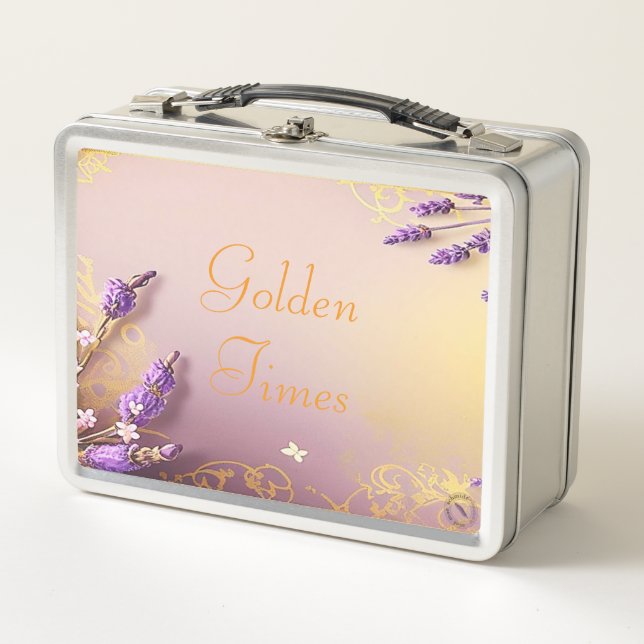 Golden Times Brotbox Schmidt Stationery Metal Lunch Box (Front)