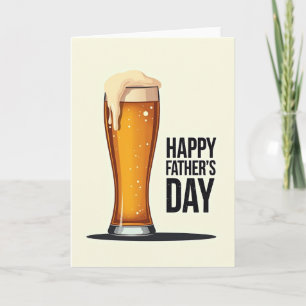 Golden Toast Fathers Day Card