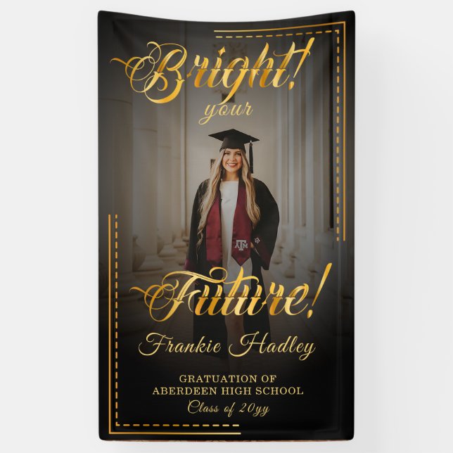 Golden touch Brighten your future Banner (Vertical)