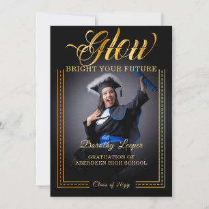 Golden touch Glow your future Invitation