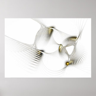 Golden traces poster