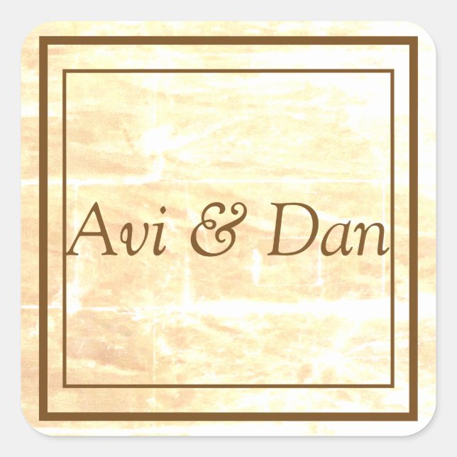 Golden Traditions Sticker or Envelope Seal (Front)