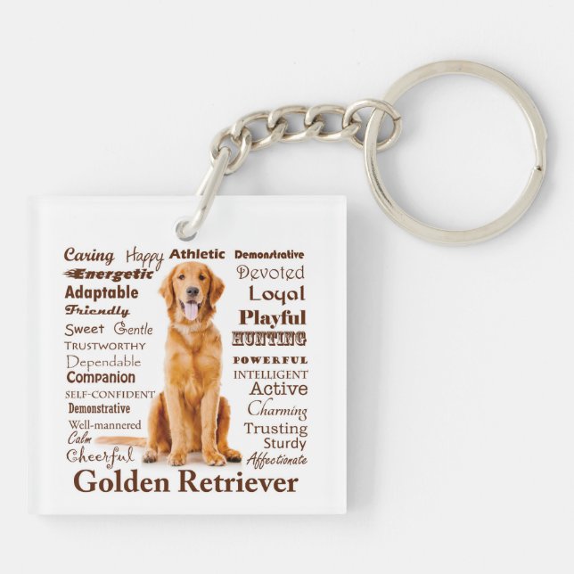 Golden Traits Keychain (Back)